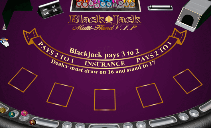 Blackjack Multihand VIP