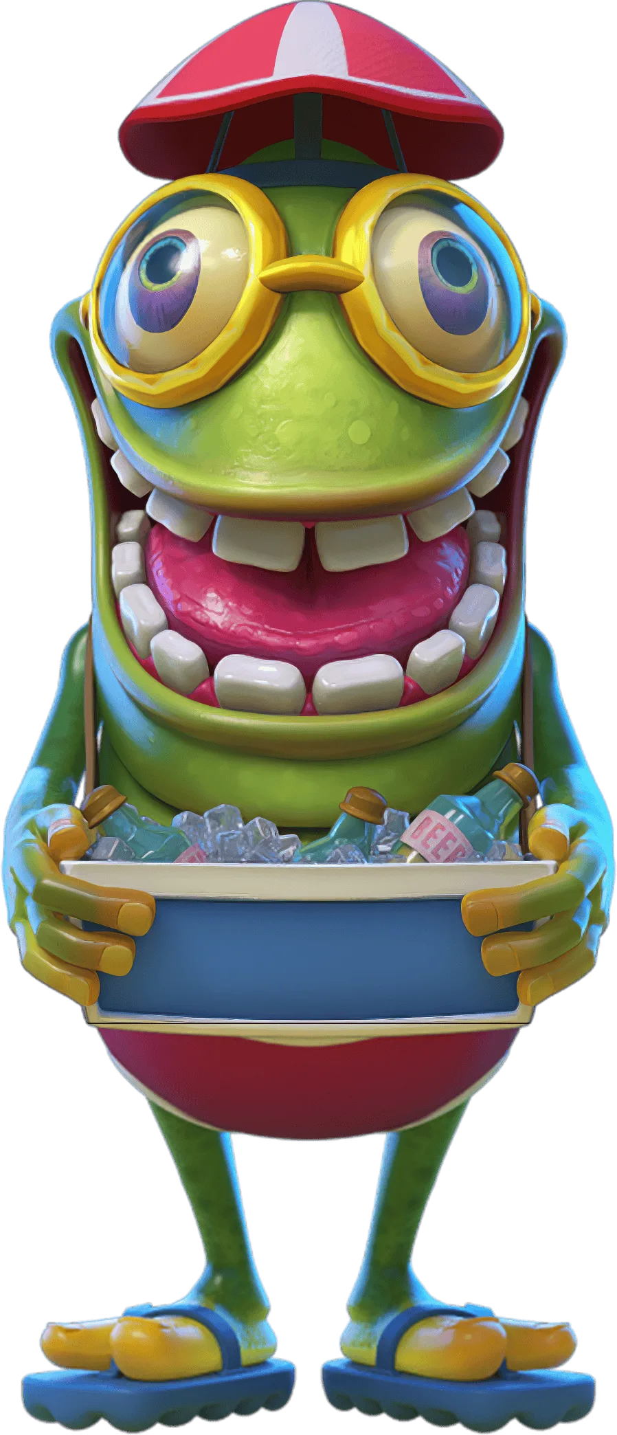 Beach Invaders — Locked Wild Progress Bar