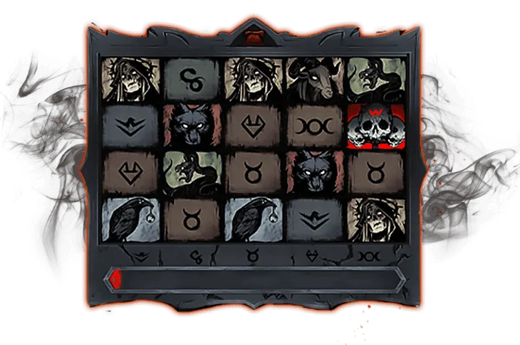 Blood & Shadow — Reel Area & Ritual Bar