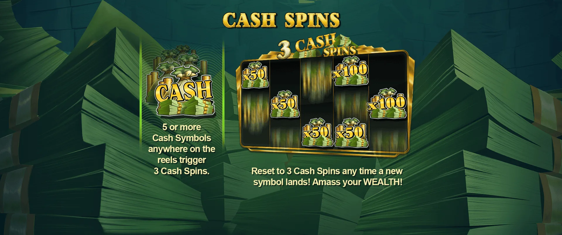 Cash or Nothing — Cash Spins