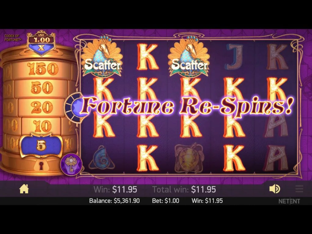 Codex of Fortune — Fortune Re-Spins