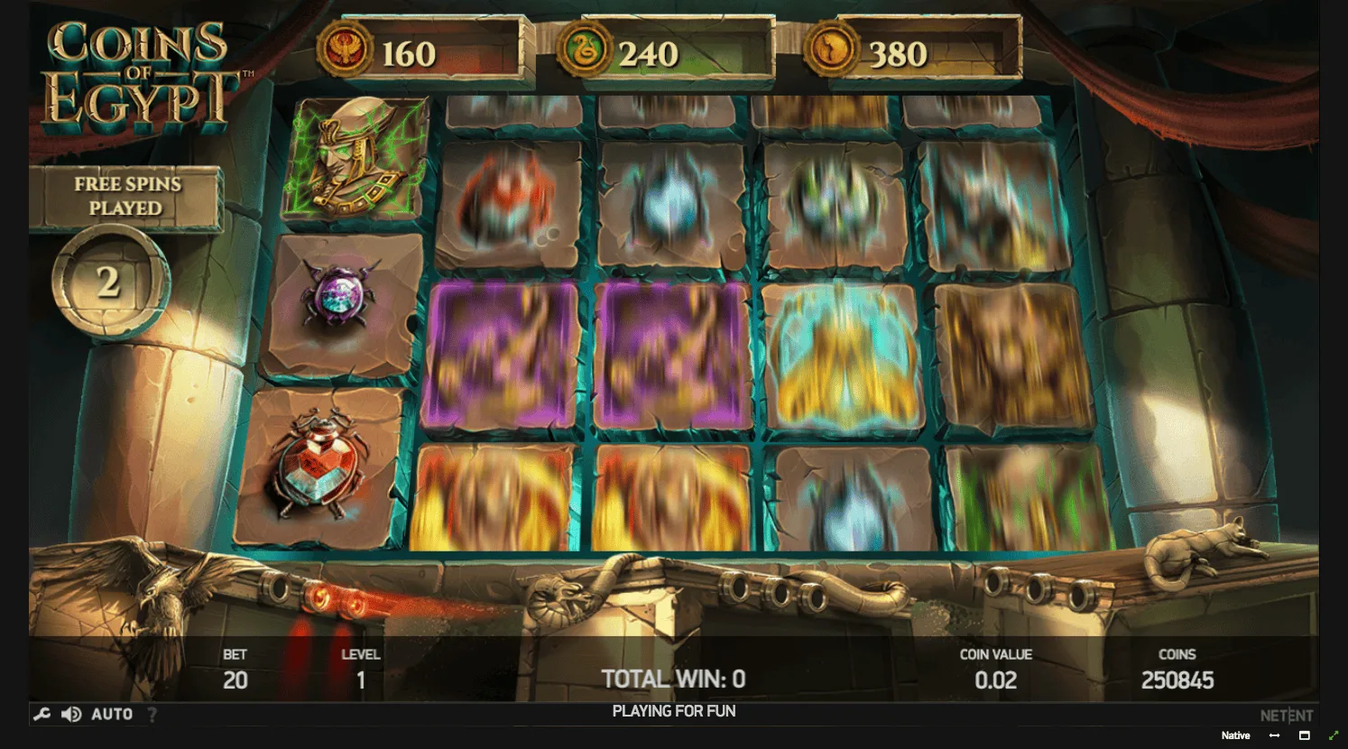 Coins of Egypt — Free Spins