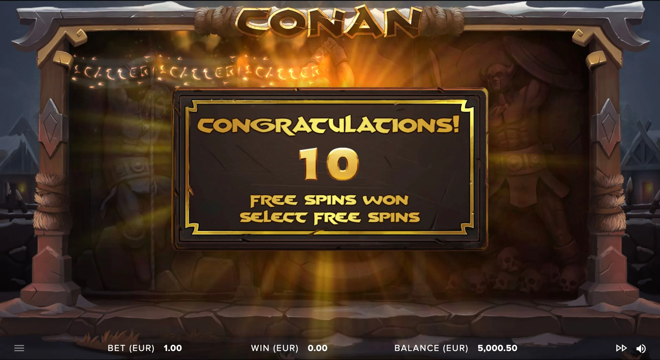 Conan — Free Spins
