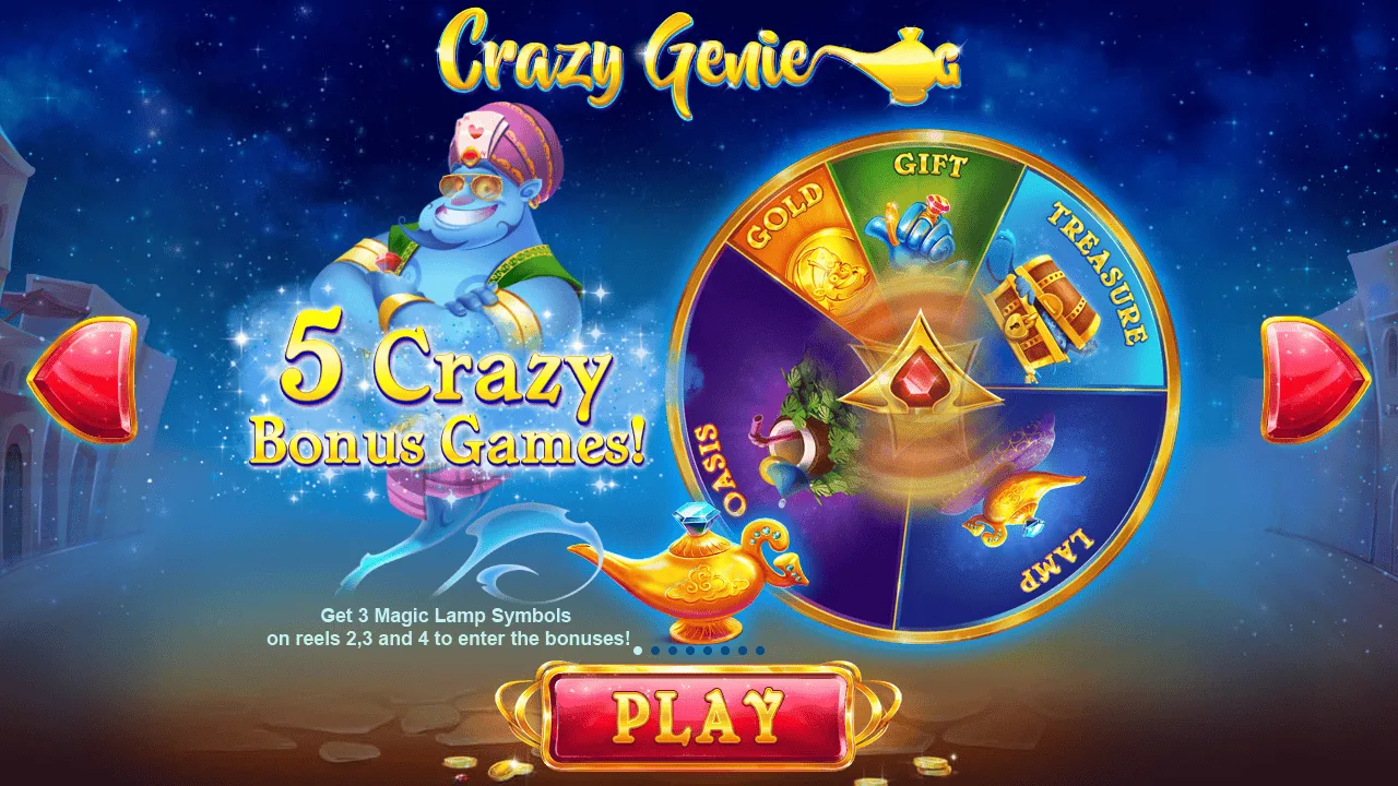 Crazy Genie — Wheel of Bonuses