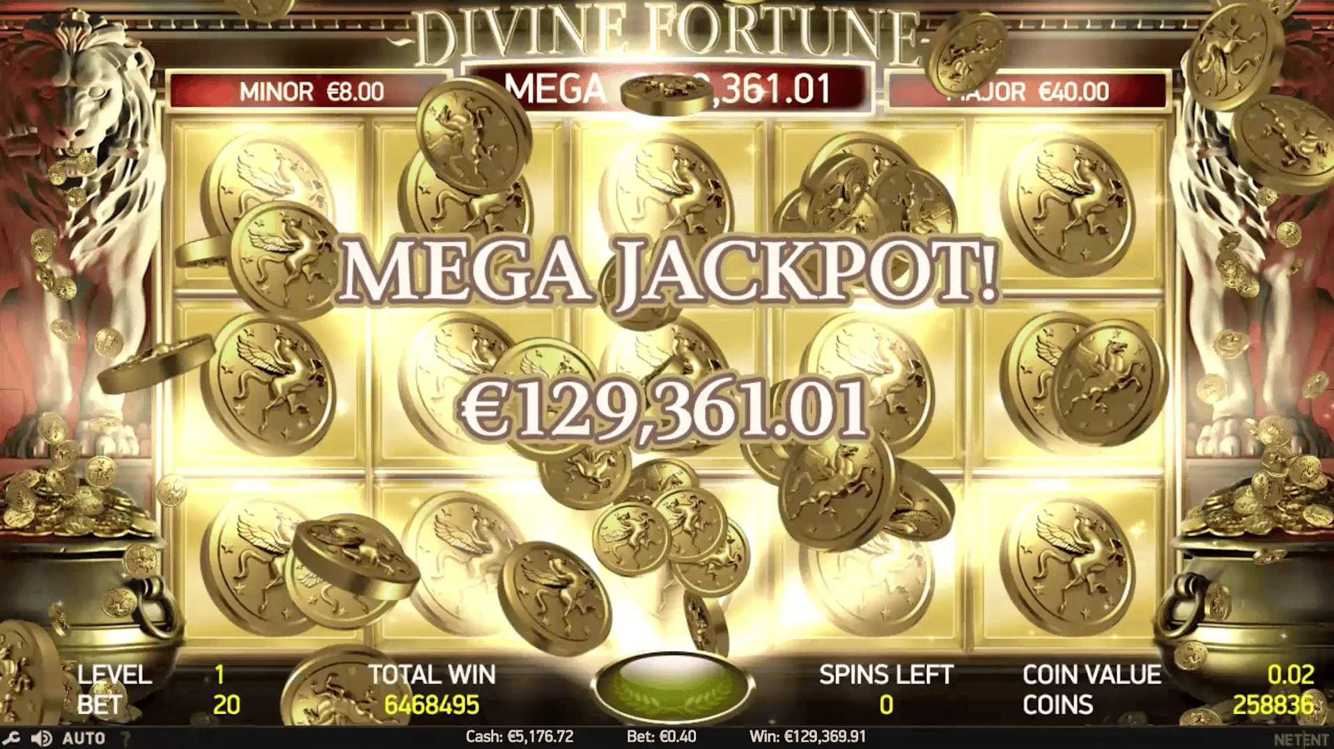 Divine Fortune — Jackpots