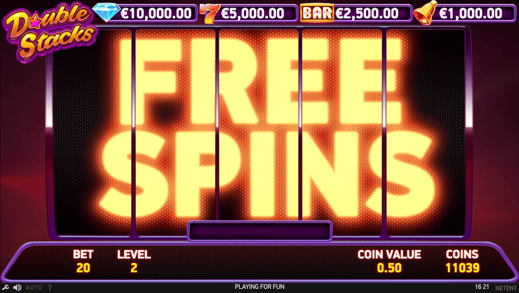 Double Stacks — Free Spins