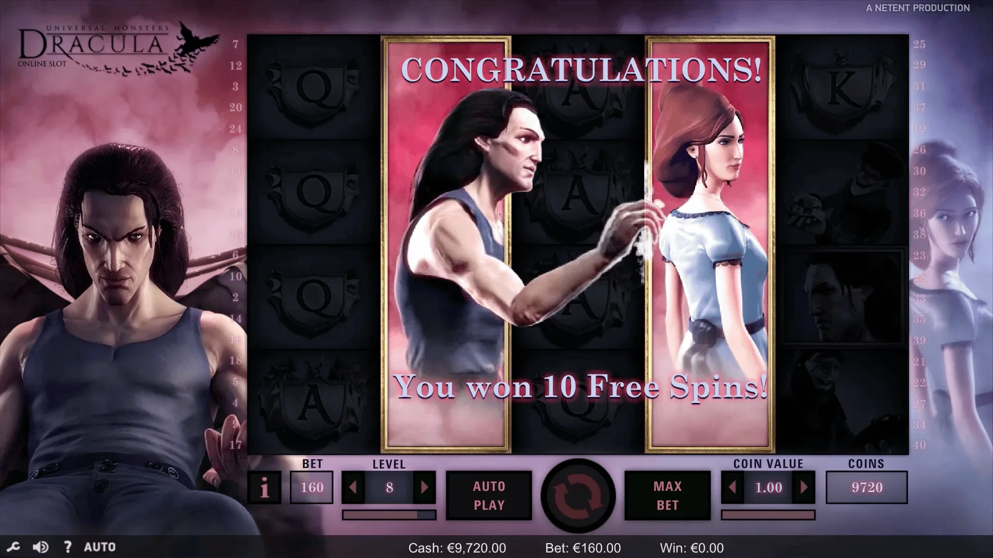 Dracula — Free Spins