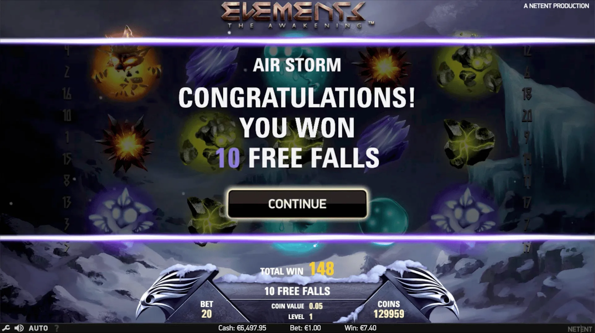 Elements: The Awakening — Free Falls