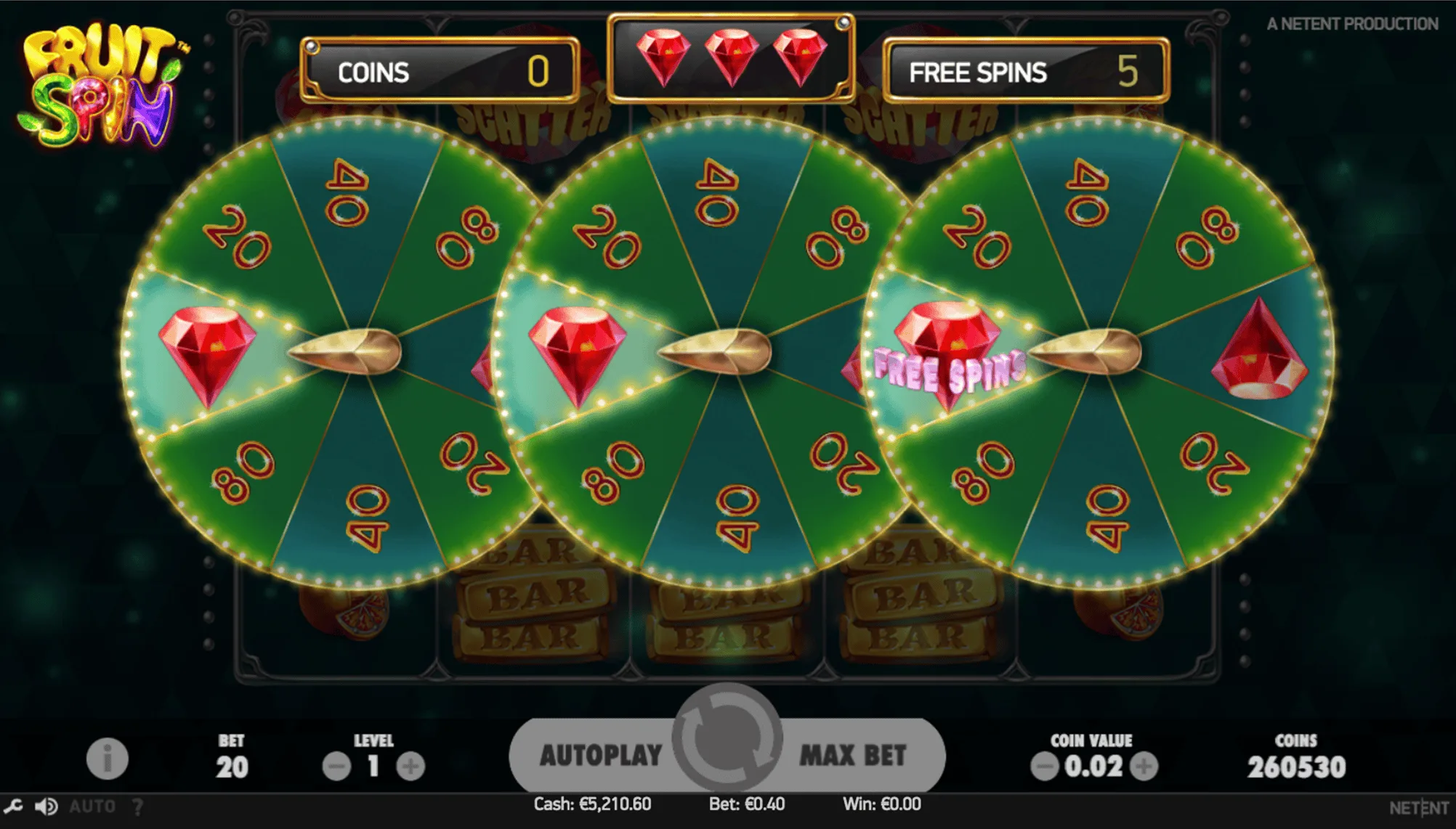 Fruit Spin™ — Lucky Wheels Feature