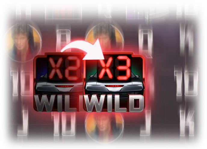 Knight Rider Video Slot — Walking Multiplier Wild