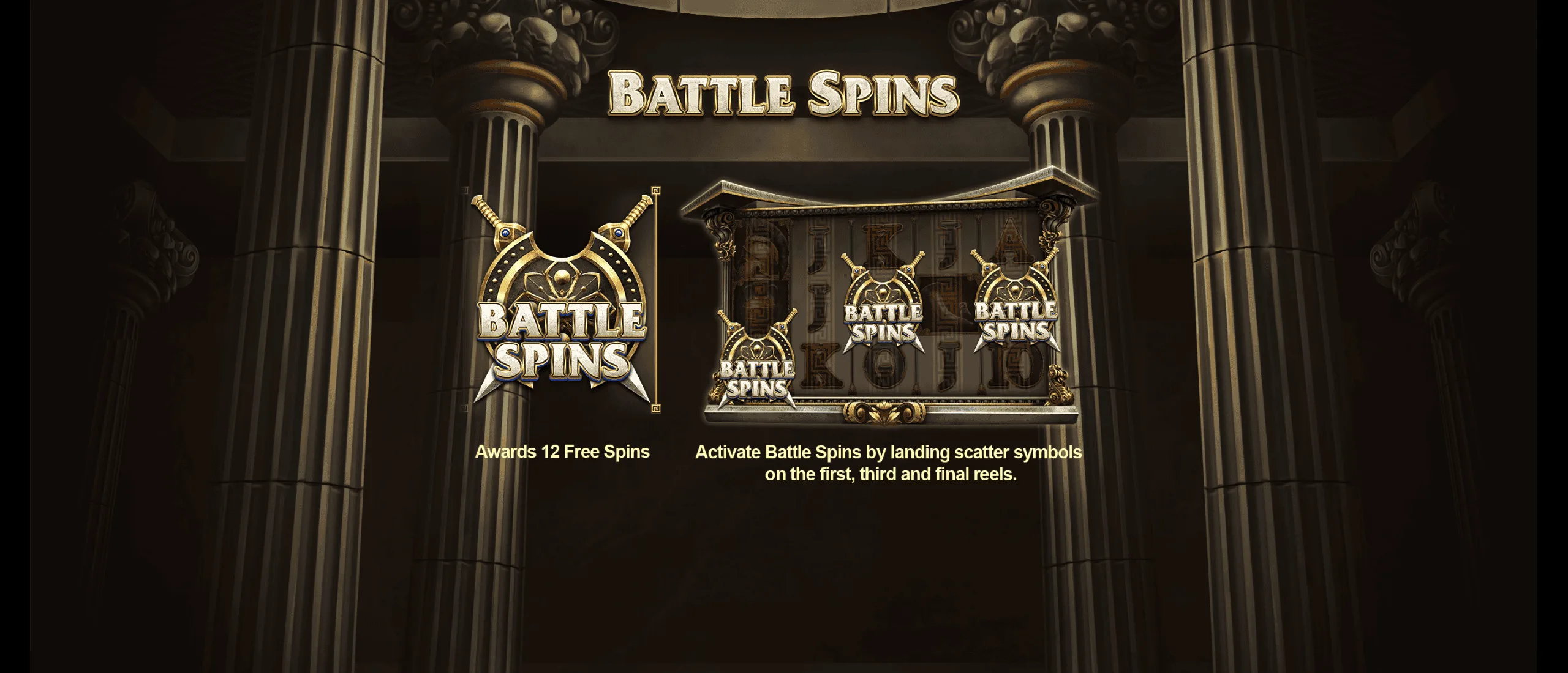 Legend of Athena — Battle Spins