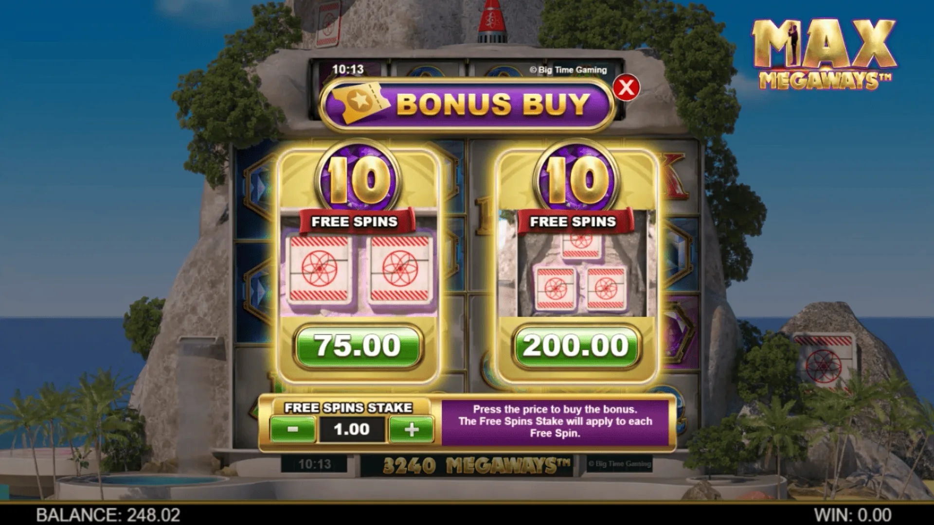 Max Megaways™ — Bonus Buy