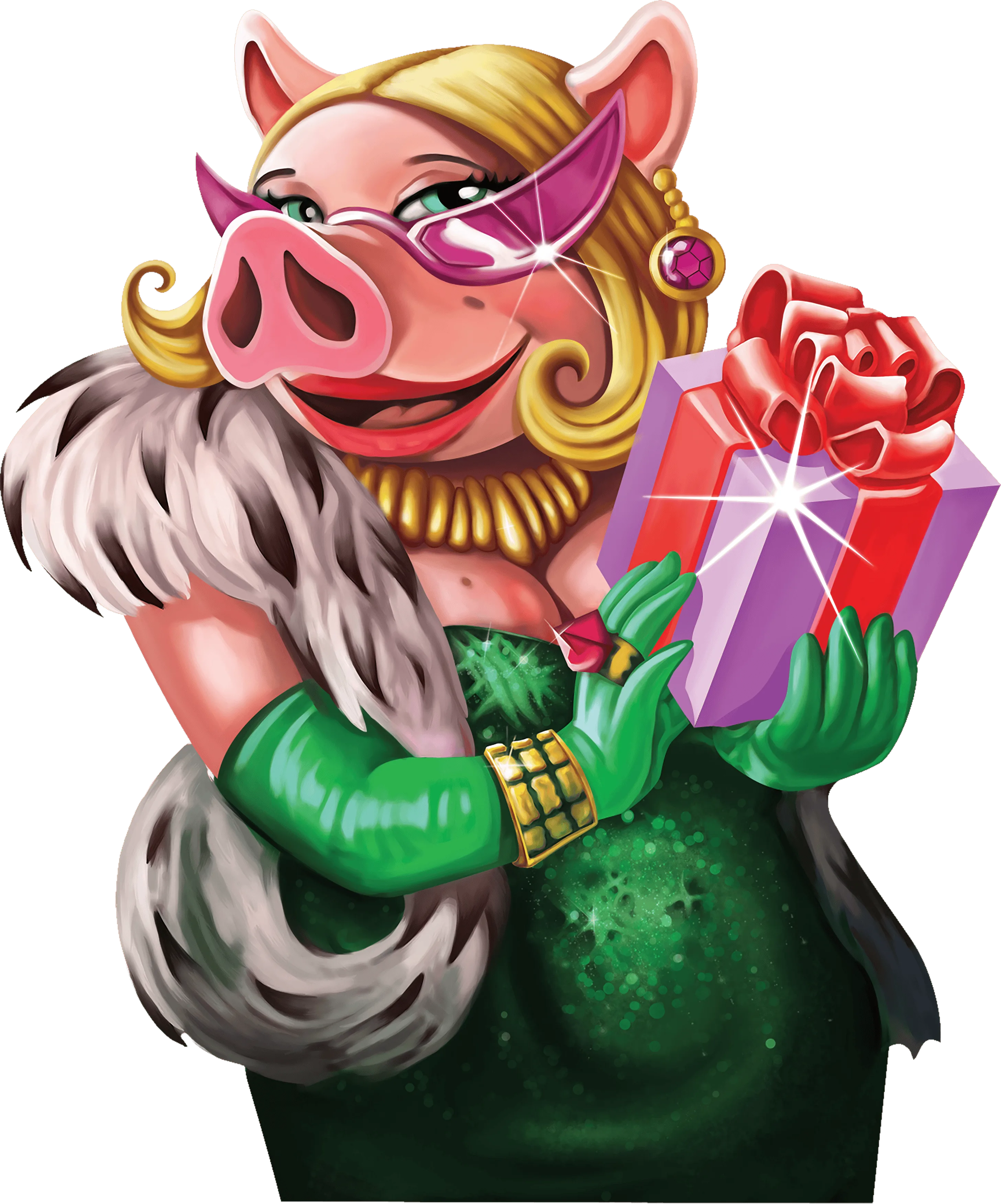 Piggy Riches 2 Megaways™ — Hold and Respin — Lady Pig