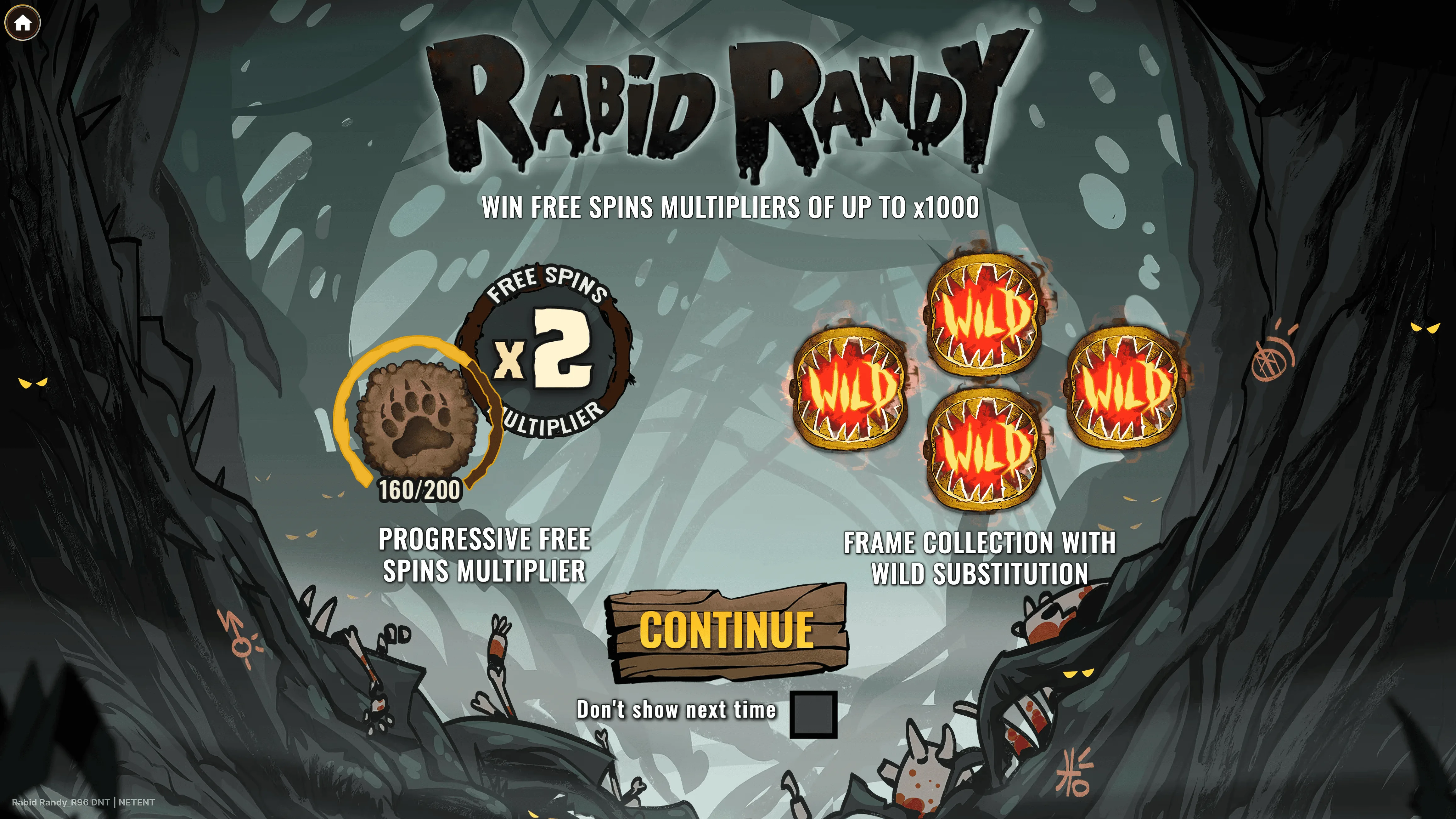 Rabid Randy — Free Spins