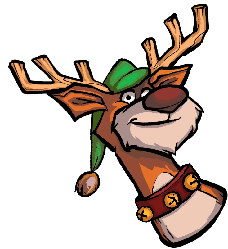Santa vs Rudolf — Rudolf Spins