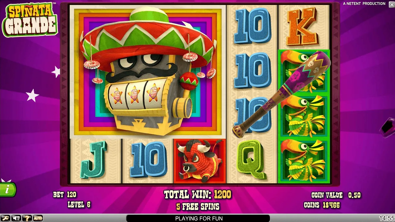 Spiñata Grande — Colossal Bonus Symbol
