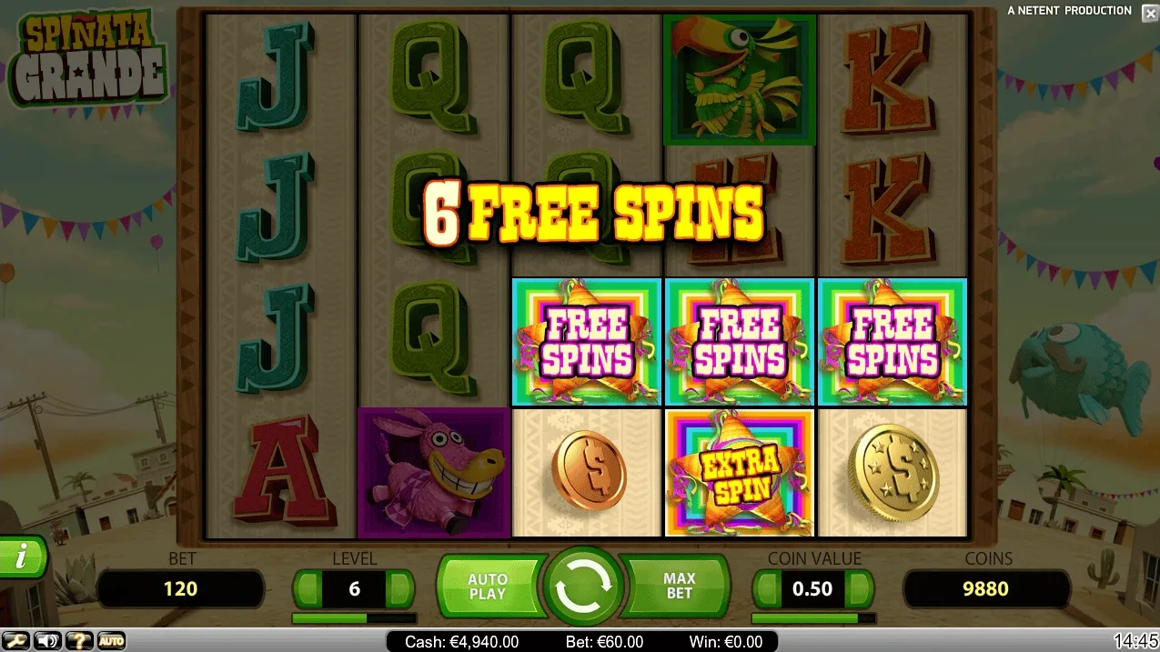 Spiñata Grande — Free Spins