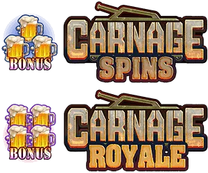 Tanked — Carnage Spins & Carnage Royale