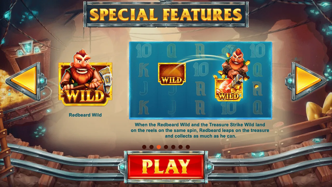 Treasure Mine — Redbeard Wild + Treasure Strike Wild
