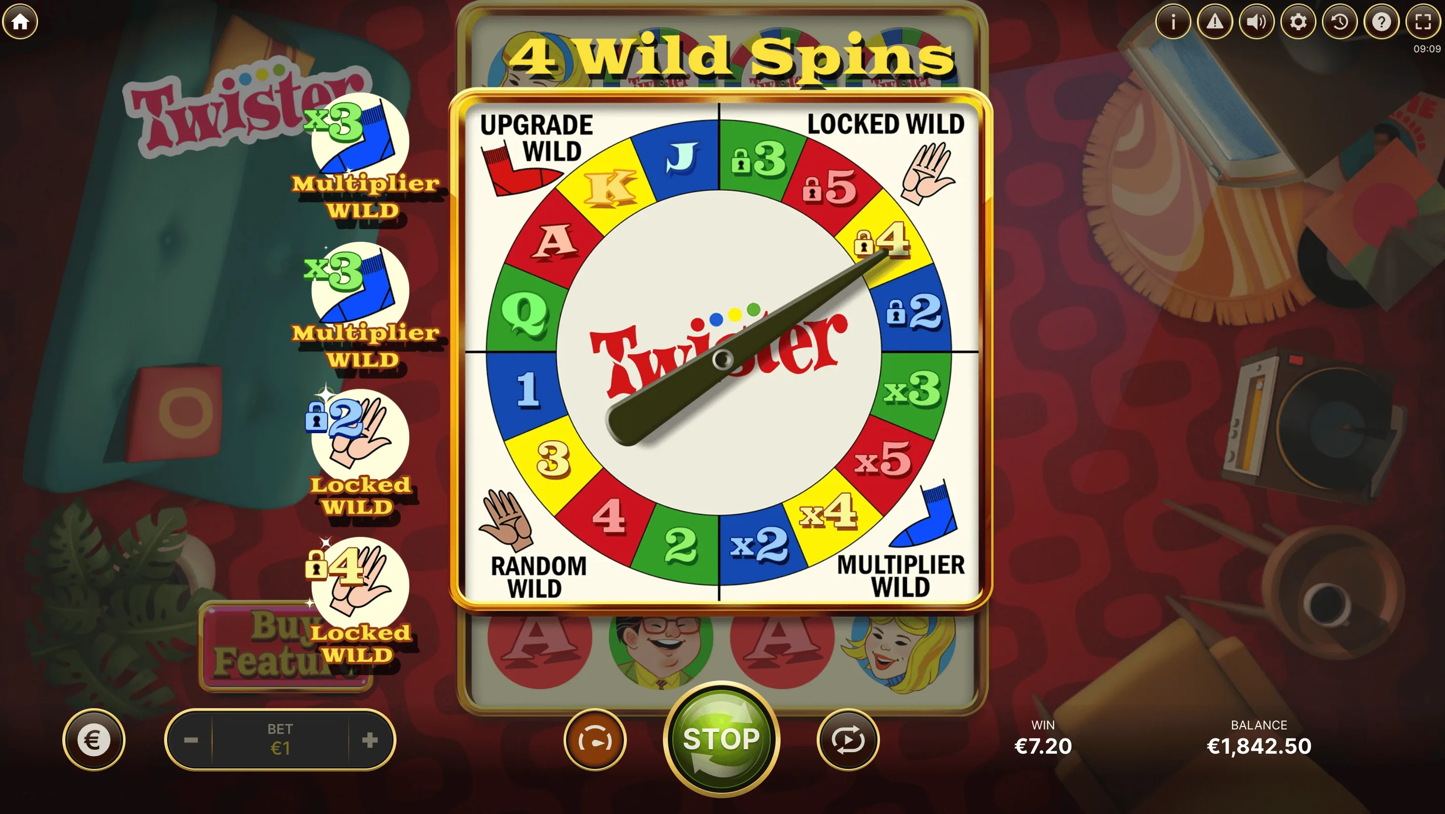 Twister — Free Spins