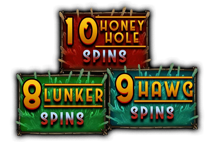Ugliest Catch — BONUS MODES: Lunker Spins / Hawg Spins / Honey Hole Spins