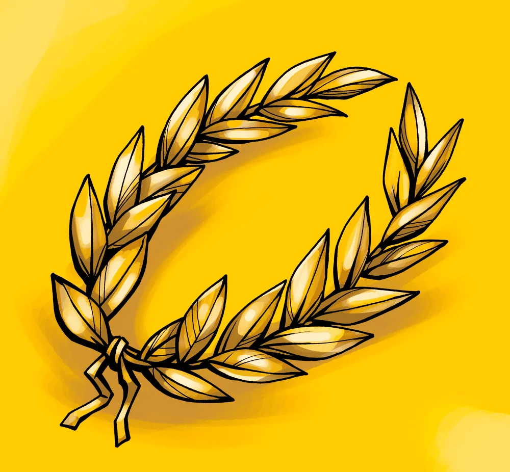Victorious MAX™ — Golden Wreath Symbol and Free Spins