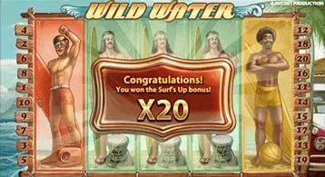 Wild Water — Surf Team Surf's Up Bonus Wins